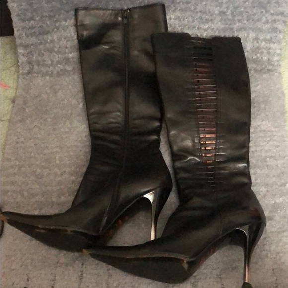 Stiletto Black Boots - Picture 5 of 7